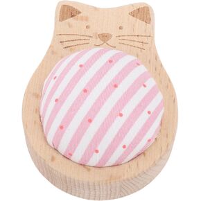 80PCS Cat Head & Rhinestone Straight Locating Pins - Colorful Striped Sewing Pins for Crafting, Quilting and DIY Projects