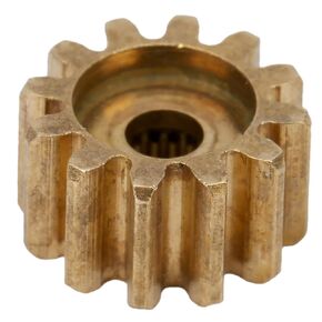 Servo Gear - 12 Tooth Brass Gear with 25 Tooth Spline MOD 0.8 for High Torque Servo Applications