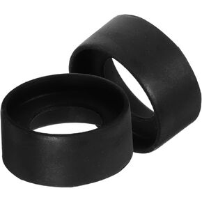 NUOBESTY 2Pcs Microscope Eyepiece Cover Rubber Eyecup Protectors for Viewing Compatible with Laboratory Outdoor Use Reduces Eye Strain Glare