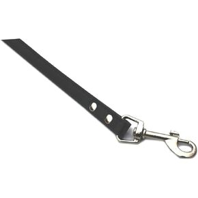Popetpop Black Pu Dog Condeh Leash Date Stable Pet للقطط والجرى مع حلقة مشبك لتصميم مريح سهلة للمرفقات اليومية للمشي اليومي