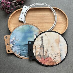 Ammsochy Cutting Dies Metal Stencils Scrapbooking Tools DIY Craft Carbon Steel Embossing Template for Paper Card Making Album Arts Crafts Supplies (Round Tag-7.5x7.8cm) in Kuwait