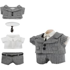 Four-Piece Suit for Doll 17cm/6.7in, Doll Clothes Set ,Soft Premium Fabric Dress Up Accessories Suit (Black Suit Set)
