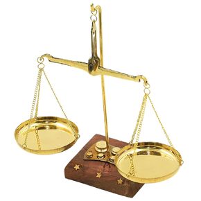 Antique Brass Weighing Scale Balance Justice Law Scale Decoration Nautical Home Decor Vintage Apothecary Scale Small Brass Weight Scale