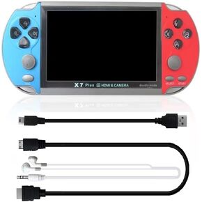 2025 Upgraded X7 Plus Handheld Game Console, 5.1 Inch Portable Retro Game Console 8G Built-in 10,000 Games, Classic Game Console for Gameboy Birthday Gifts Presents