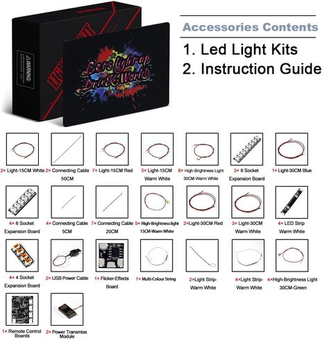 مصباح LED المتوافق مع LEGO 21330 Home Contre Kit - لم يتم تضمين مجموعة النموذج in Kuwait