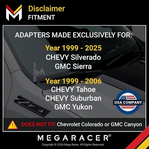 Mega Racer Antenna for Truck - 1999-2024 Chevrolet Silverado GMC Sierra Truck Antenna, 5.5" Red Black Antennas, Short Car Antenna Replacement, Chevy Silverado 1500 Accessories, GMC Truck Accessories in Saudi Arabia