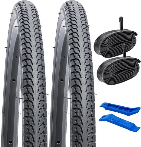 إطارات دراجة YUNSCM مقاس 24 بوصة مقاس 24 × 1.75/47-507 وأنابيب دراجة مقاس 24 بوصة صمام شريدر متوافق مع إطارات وأنابيب دراجة مقاس 24 × 1.50 24 × 1.75 (Y-1118) in Saudi Arabia