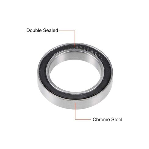 uxcell S61805-2RS Stainless Steel Ball Bearing 25x37x7mm Double Sealed 61805-2RS Bearings 2pcs in Saudi Arabia