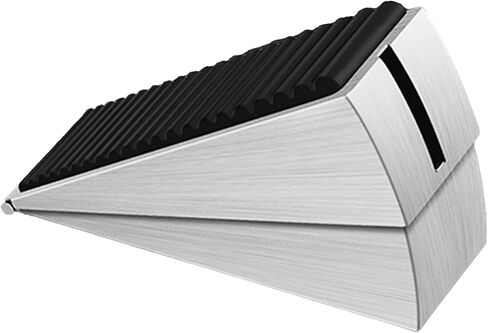 Heavy Duty Door Stoppers,Metal Rubber Door Wedge,Tall up to 3.1 in,Large Door Stopper for Bottom of Door,Suits Any Heavy Door Gap,Suits Any Smooth Floor,Door stoppers,1 Pack in Saudi Arabia