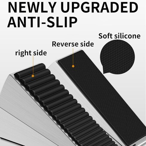 Heavy Duty Door Stoppers,Metal Rubber Door Wedge,Tall up to 3.1 in,Large Door Stopper for Bottom of Door,Suits Any Heavy Door Gap,Suits Any Smooth Floor,Door stoppers,1 Pack in Saudi Arabia