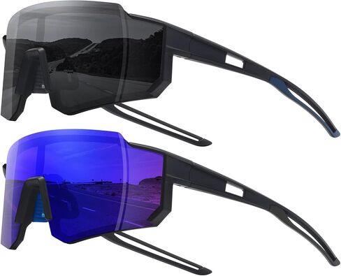 STORYCOAST Polarized Sports Sunglasses for Men Women,Driving Fishing Cycling Mountain Bike Sunglasses UV400 Protection in Saudi Arabia