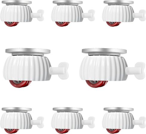 550LBS Self Adhesive Wheels for Refrigerator/Washer/Cabinet, 2 Inch Heavy Duty Appliance Rollers & Furniture Sliders No Drill Stick On Universal Pulley Wheels by Koulerti in Saudi Arabia