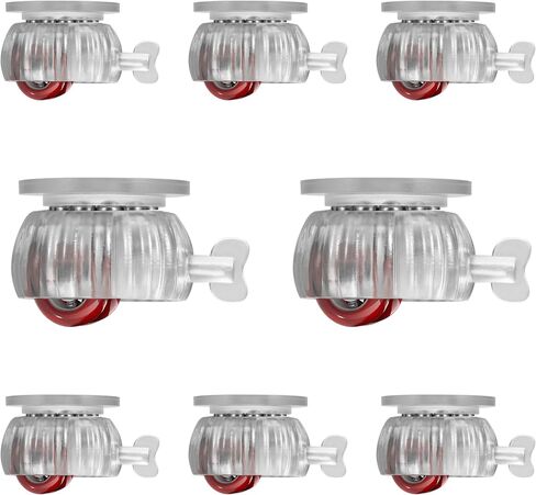 550LBS Self Adhesive Wheels for Refrigerator/Washer/Cabinet, 2 Inch Heavy Duty Appliance Rollers & Furniture Sliders No Drill Stick On Universal Pulley Wheels by Koulerti in Saudi Arabia
