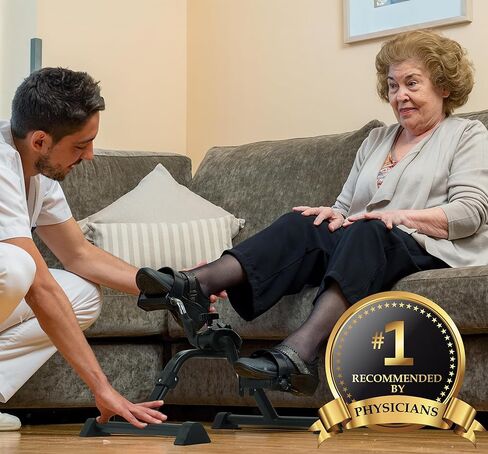 دراجة فون الثابتة تحت المكتب، جهاز تمرين الدواسة الإلكترونية، العلاج الطبيعي لركوب الدراجات في الأماكن المغلقة، تمرين القلب الخفيف للذراعين والساقين، للاستخدام في المنزل والمكتب in Kuwait