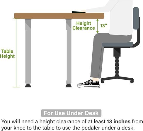 دراجة فون الثابتة تحت المكتب، جهاز تمرين الدواسة الإلكترونية، العلاج الطبيعي لركوب الدراجات في الأماكن المغلقة، تمرين القلب الخفيف للذراعين والساقين، للاستخدام في المنزل والمكتب in Kuwait