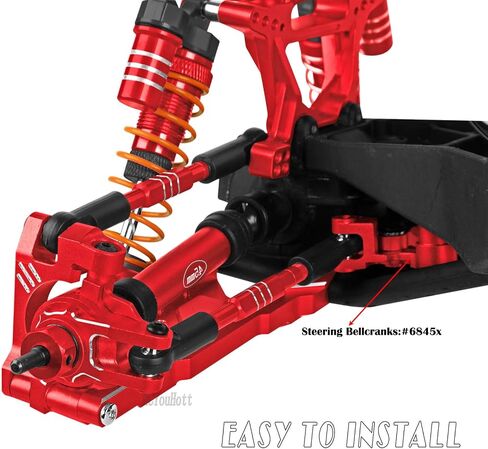 RC Upgrades Part for 1/10 Slash/Rustler/Stampede/Hoss 4x4 4WD VXL,Arm/Shocks/Caster Block,Steering Blocks,Stub Axle Carriers,Steering Bellcranks/Drive Shaft,Shock Tower/Links,Colorful in Saudi Arabia