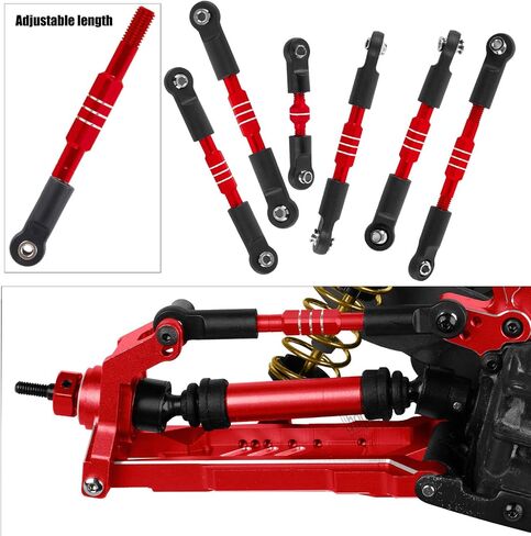 Upgrades Part for 1/10 Slash/Rustler/Stampede/Hoss 4x4 VXL,RC Shock Absorbers&Suspension Arms&Drive Shaft Axles&Steering Knuckle Kit&Shock Tower&Adjustable Links&Steering Block,Colour in Saudi Arabia