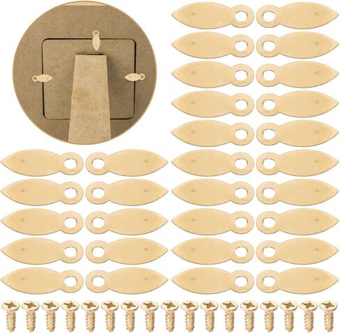HOMSFOU 200Pcs Heavy Duty Metal Picture Frame Fastener Kit Durable Photo Frame Buckles Mounting Hardware for Easy Installation for Photo Frames Artworks Decorations in Saudi Arabia
