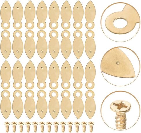 HOMSFOU 200Pcs Heavy Duty Metal Picture Frame Fastener Kit Durable Photo Frame Buckles Mounting Hardware for Easy Installation for Photo Frames Artworks Decorations in Saudi Arabia