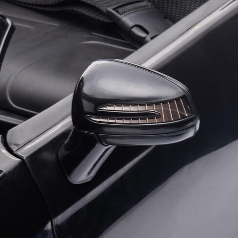 AOSOM Mercedes SLC 300 Kids Corder Carn مع التحكم عن بُعد ، وركوب بطارية 12 فولت يركبون السيارة مع الموسيقى ، والأضواء ، والتعليق لمدة 3-6 سنوات ، أبيض in Kuwait