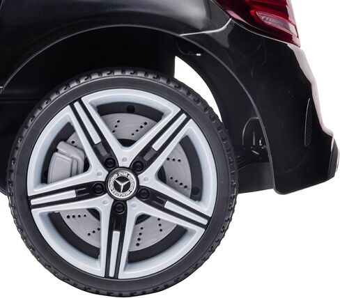 AOSOM Mercedes SLC 300 Kids Corder Carn مع التحكم عن بُعد ، وركوب بطارية 12 فولت يركبون السيارة مع الموسيقى ، والأضواء ، والتعليق لمدة 3-6 سنوات ، أبيض in Kuwait