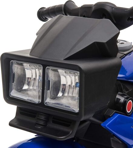 AOSOM 6V Kids Kids Motorcycle Toddler Ride-On Toy ، وعلبة كهربائية مصغرة عالية التشغيل التي تعمل بالبطارية مع التبديل الأمامي/العكسي ، والموسيقى ، والمصابيح الأمامية ، والقرن ، الأحمر in Kuwait
