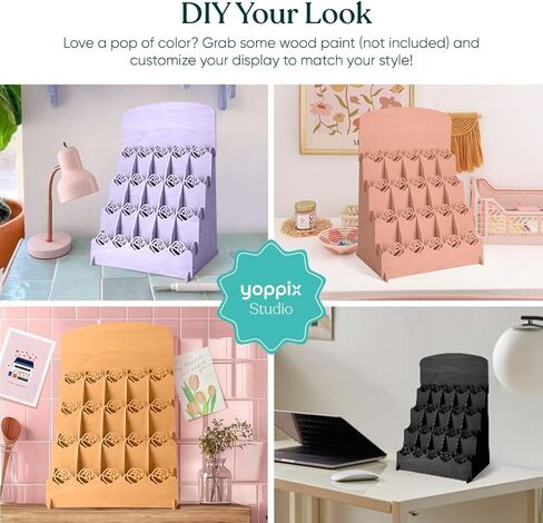 Bookmark Display Stand for Vendors, Multi-Purpose Bookmark Holder, Portable Display Stand for Craft Fairs, Vendor Booths, Retail Store in Kuwait