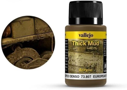 Vallejo - التجوية FX | الطين السميك الأوروبي 40 مل. (1.35 fl.oz.) | أصباغ دائمة والراتنجات الأكريلية القائمة على الماء | مثالي للنقيبات ونماذج المقياس و dioramas in Saudi Arabia