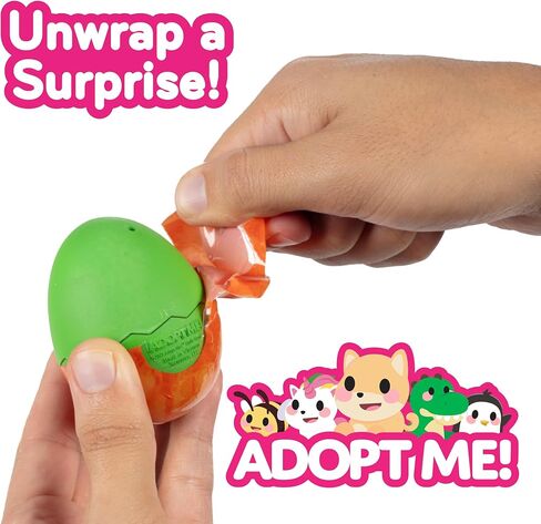 Adopt Me! Mystery Pets Blind Box Egg Assorted Single - Series 4 - Exclusive Virtual Item Game Code - Collectible Mini Animal Toy Figure, Styles May Vary - Gift for Kids, Girls & Boys - 6+ in Saudi Arabia