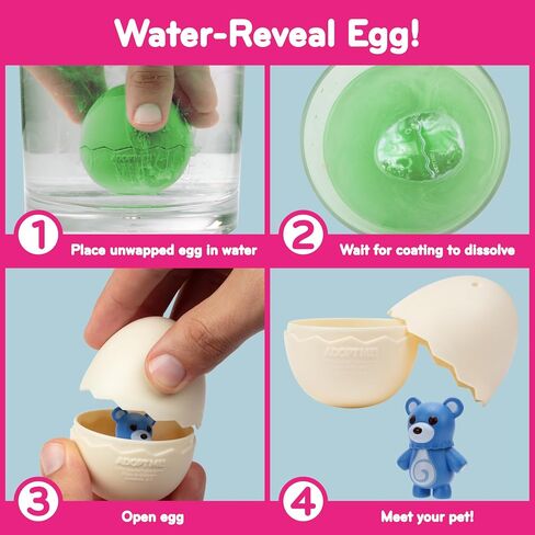 Adopt Me! Mystery Pets Blind Box Egg Assorted Single - Series 4 - Exclusive Virtual Item Game Code - Collectible Mini Animal Toy Figure, Styles May Vary - Gift for Kids, Girls & Boys - 6+ in Saudi Arabia