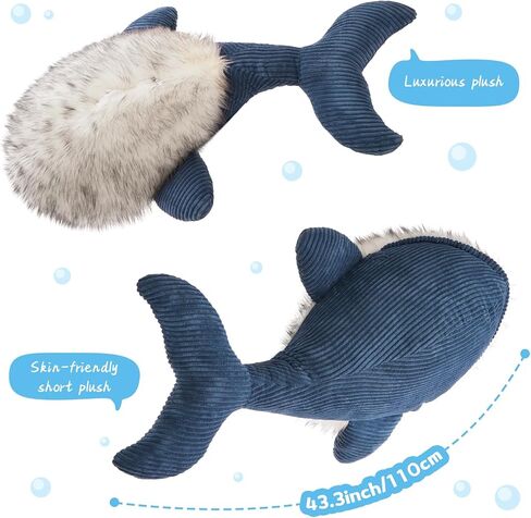 MorisMos Giant Sea Turtle Stuffed Animal Plush Pillow - 31.5" Big Stuffed Turtle Plush Pillow for Kid & Adult, Large Tortoise Toy Gift for Marine Lovers, Cuddly Ocean Creature Decor,CE/CPC Certified in Kuwait