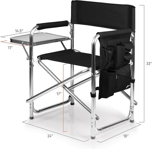 PICNIC TIME NFL Sports Side Table, Beach, Camp Chair for Adults, 19 x 24 x 33, Red in Saudi Arabia