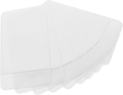 10pcs جيوب القلم PVC للأطباء وحماة الجيب للقمصان المنظمة الفعالة لشارات الأقلام والبطاقات الطبية والمكاتب in Kuwait