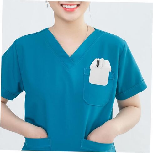 5pcs Pvc Pocket Protector for Doctors and Flexible Pen Holder for Shirt Pocket Professional Organizer for Lab Coats Easy to Install and in Saudi Arabia