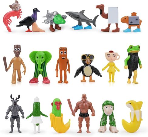 Italian Brainrot Action Figure,2025 New 8PCS 3.5inch Tralalero Tralala Figures Toys, Collectible Animals Figurine Doll Gifts for Fans (Multicolor) in Saudi Arabia