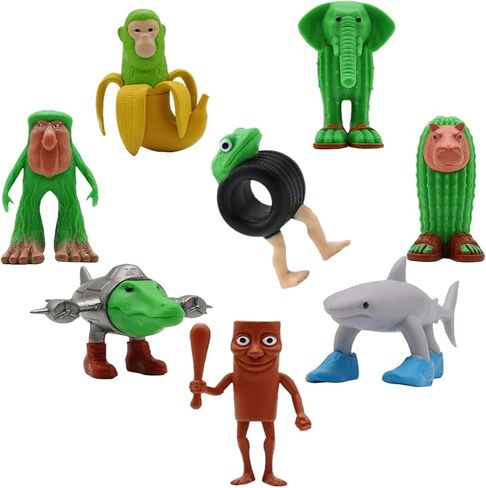 Italian Brainrot Action Figure,2025 New 8PCS 3.5inch Tralalero Tralala Figures Toys, Collectible Animals Figurine Doll Gifts for Fans (Multicolor) in Saudi Arabia