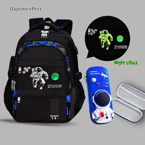 Anime Backpack Luminous Backpack.Cool Backpacks15.6 in Large capacity Laptopeight Backpack.with.Security Lock.Travel backpack.USB Port.Travel Backpack.Anti Theft Backpack.Cool Backpack in Saudi Arabia