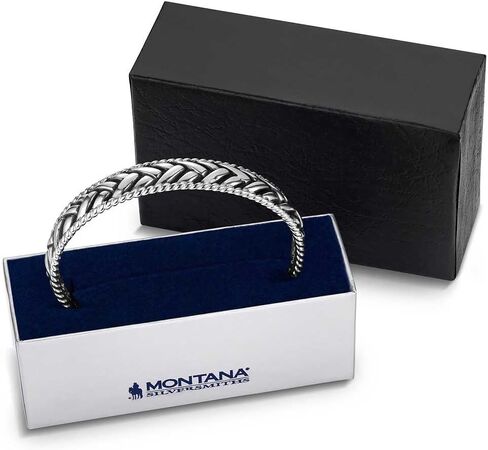 Montana Silversmiths Twisted Stamped Cuff Bracelet - BC5686 in Saudi Arabia