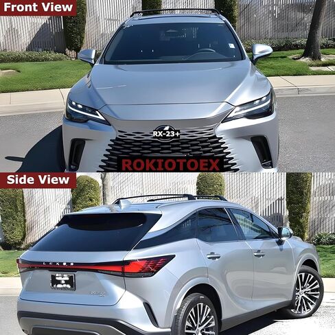 ROKIOTOEX Roof Rack Crossbars Fit for 2023 2024 2025 Lexu-s RX Moonroof (NOT Compatible with Panoramic Roof) Flush Side Rails, Cross Bars for Rooftop Cargo Box, Ski Board, Bike Carrier Silver in Saudi Arabia