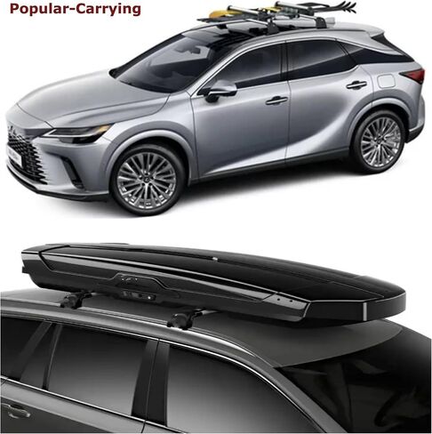 ROKIOTOEX Roof Rack Crossbars Fit for 2023 2024 2025 Lexu-s RX Moonroof (NOT Compatible with Panoramic Roof) Flush Side Rails, Cross Bars for Rooftop Cargo Box, Ski Board, Bike Carrier Silver in Saudi Arabia