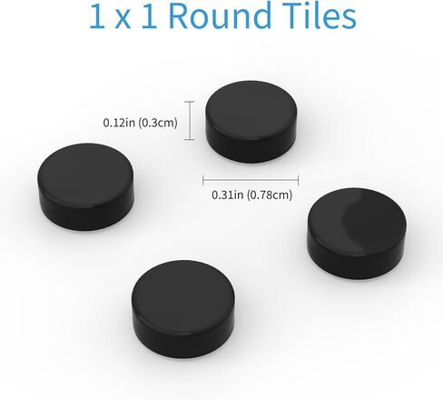 1x1 Round Tile 1000 Pieces, 98138 Bricks Compatible with Major Brand Bricks, 4 Colors, DIY for Pixel Mosaic Art in Kuwait