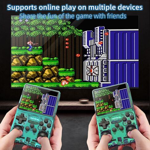 R40S Pro Retro Gaming Console ، 30000+ HD Games Game Game Console ، 3800MAH Console Mini Retro Console مع بطاقة TF 256GB ، Arcade Protable Arcade (White) in Kuwait