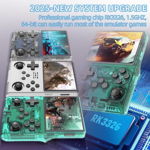 R40S Pro Retro Gaming Console ، 30000+ HD Games Game Game Console ، 3800MAH Console Mini Retro Console مع بطاقة TF 256GB ، Arcade Protable Arcade (White) in Kuwait