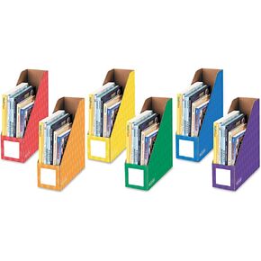 Bankers Box 3381901 ملف Magazine Cardboard 4 1/4 × 12 1/4 × 13 متنوعة 6/PK