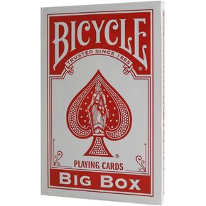 MMS Big Bicycle Cards (Jumbo Bicycle Cards, Red)