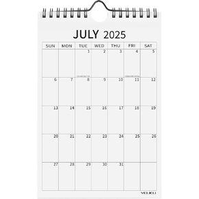 تقويم الحائط الصغير 2025-2027 ، 6'x9 '' التقويم الصغير من يوليو 2025 إلى يونيو 2027 ، تقويم القليل من المفكرة للثلاجة ، العمل ، المكتب