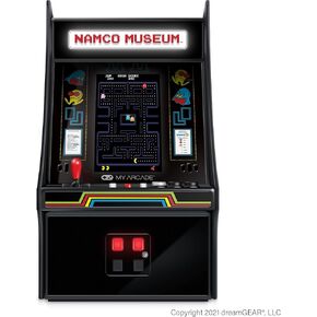 My Arcade Mini Player 10 Inch Arcade Machine: 20 Built In Games, Fully Playable, Pac-Man, Galaga, Mappy and More, 4.25 Inch Color Display, Speakers, Volume Controls, Headphone Jack, Micro USB Powered