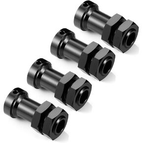 +20mm Extended Wheel Hubs Hex Adapters 4pcs Wheel Wideners for 1/8 ARR-ma Typhon 6S V5 4WD BLX Upgrade Parts