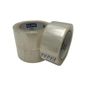 ULINE 2 Mil Clear Packing Tape, 2" x 110 yds | Part # S-423 (3 Rolls)