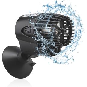 800GPH Mini Aquarium Circulation Pump Ultra-quiet Fish Tank Wave Maker With Suction Cup 360 Degree Rotatable Aquarium Power Head Submersible Water Pump For Freshwater And Saltwater